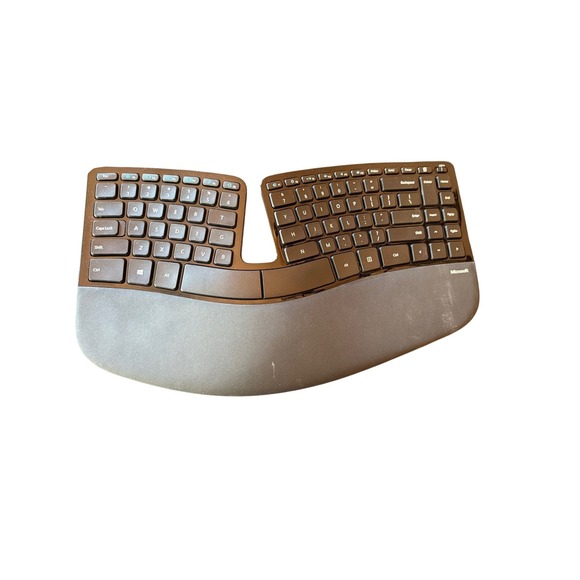 Microsoft Other - Microsoft Keyboard Black Sculpt Ergonomic Wireless Split Keys L5V-00001 QWERTY